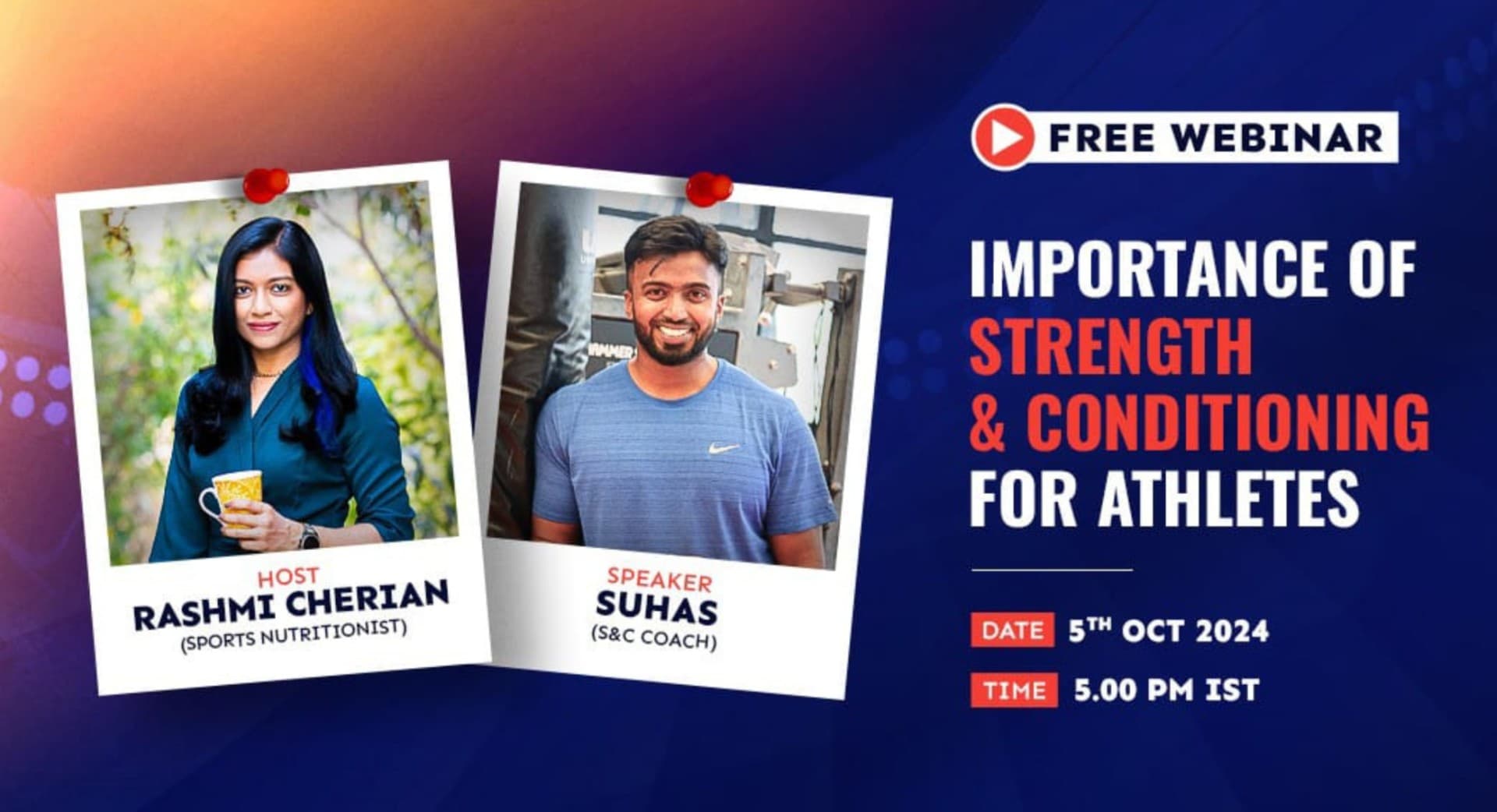 WEBNARS Importance of Strength & Conditioning for Athletes